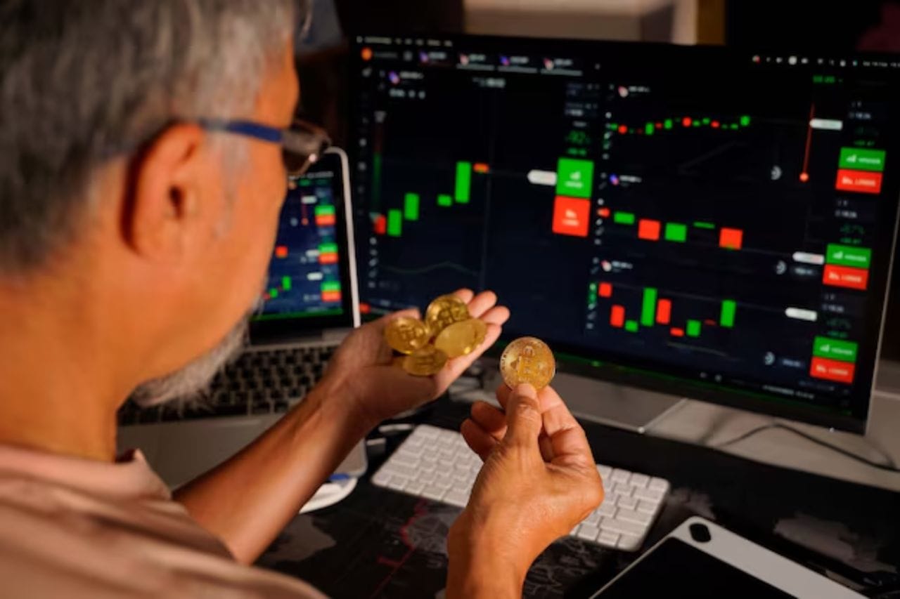 A Crypto Trader looking crypto trends in IntelMarkets (INTL)